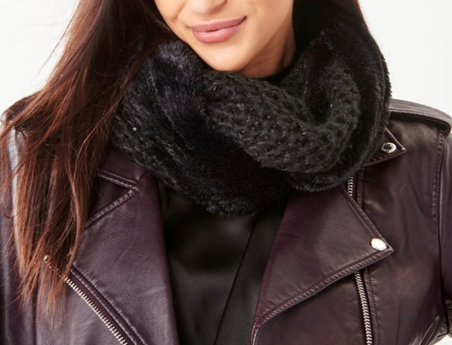 Black Infinity Scarf