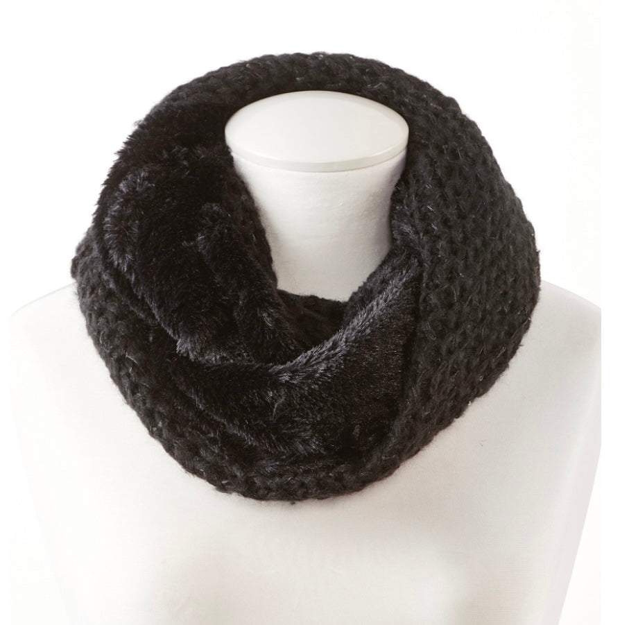 Black Infinity Scarf